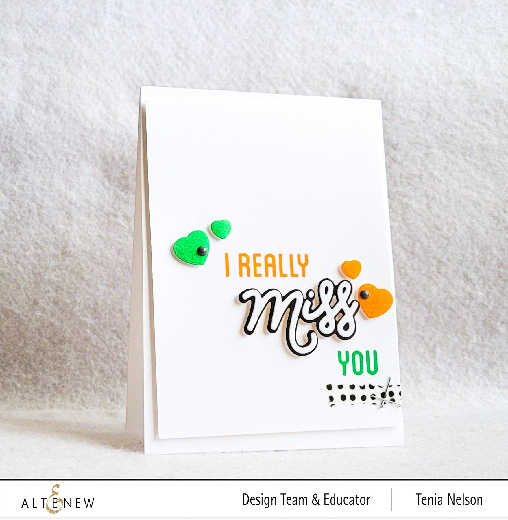 I Really Miss You - Stamp and Die Set