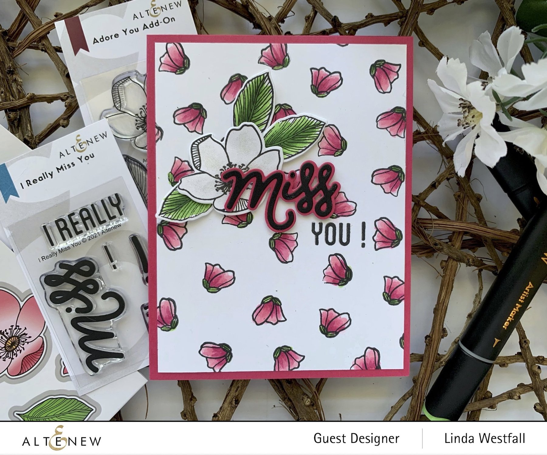 I Really Miss You - Stamp and Die Set