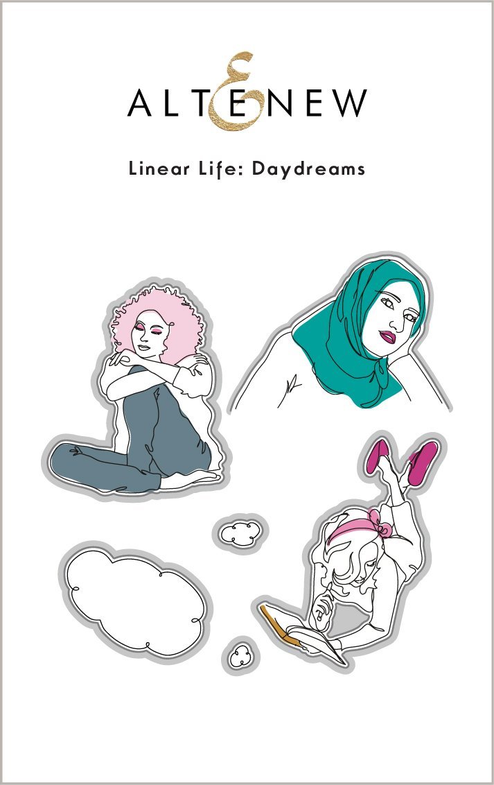 Linear Life - Daydreams - Layering Stamp and Die Set