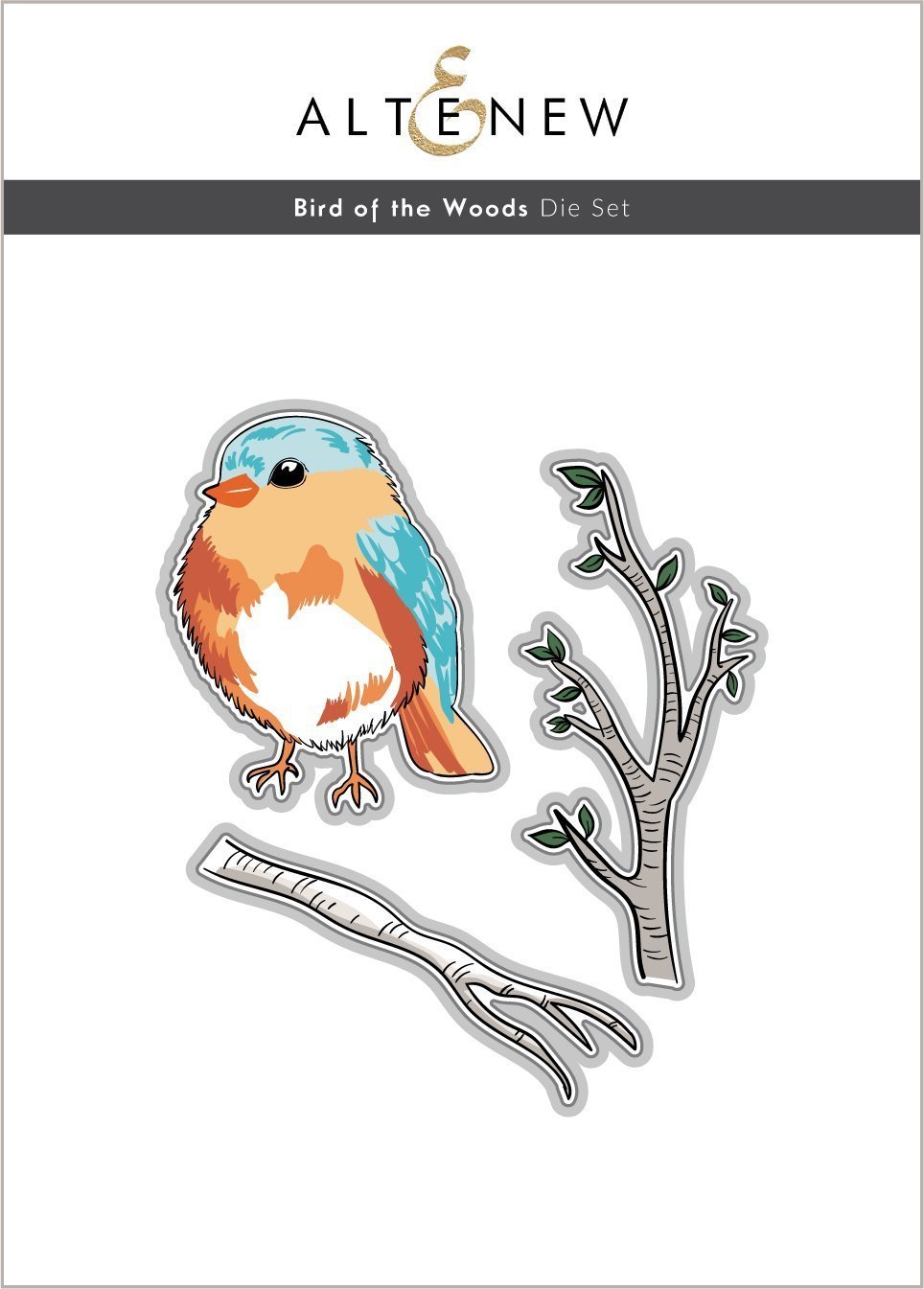 Bird of the Woods - Layering Stamp and Die Set