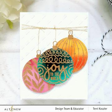 Lovely Christmas Ornaments - Stamp and Die