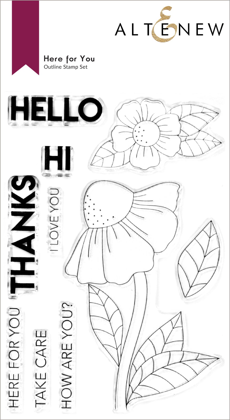 Here for You - Stamp and Die Set