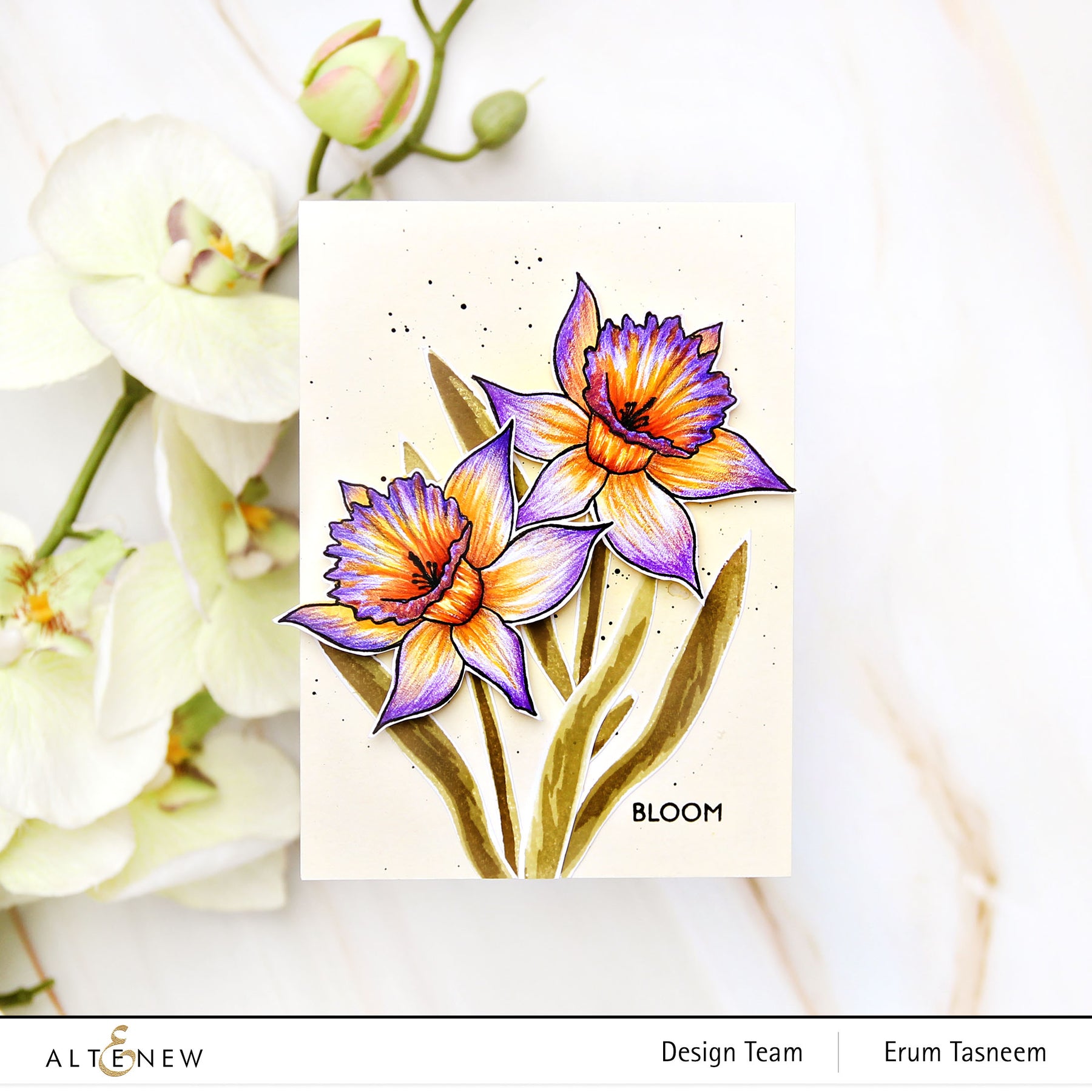 Build-A-Flower - Narcissus Layering - Stamp and Die