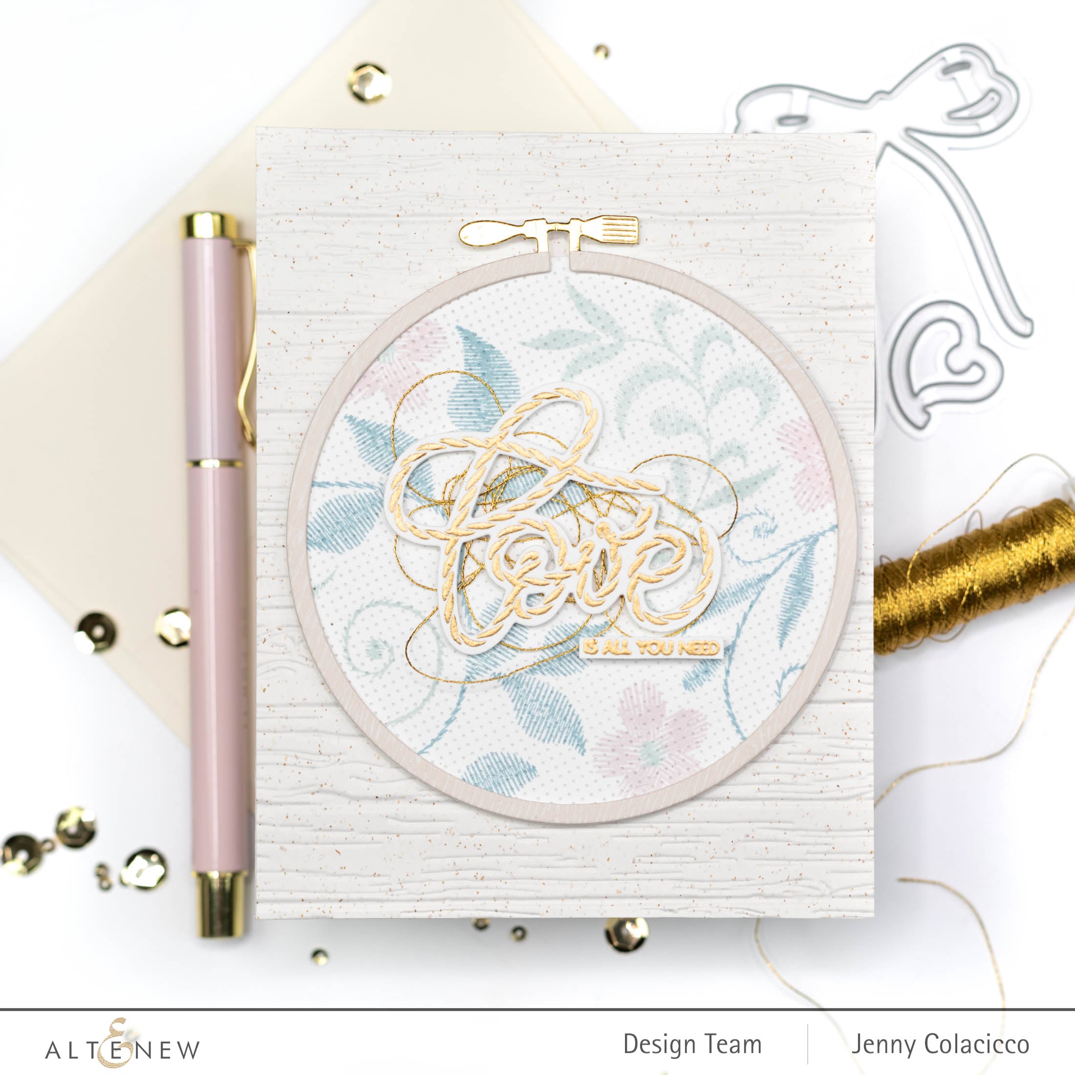 Tied with Love - Clear Stamp and Die Set