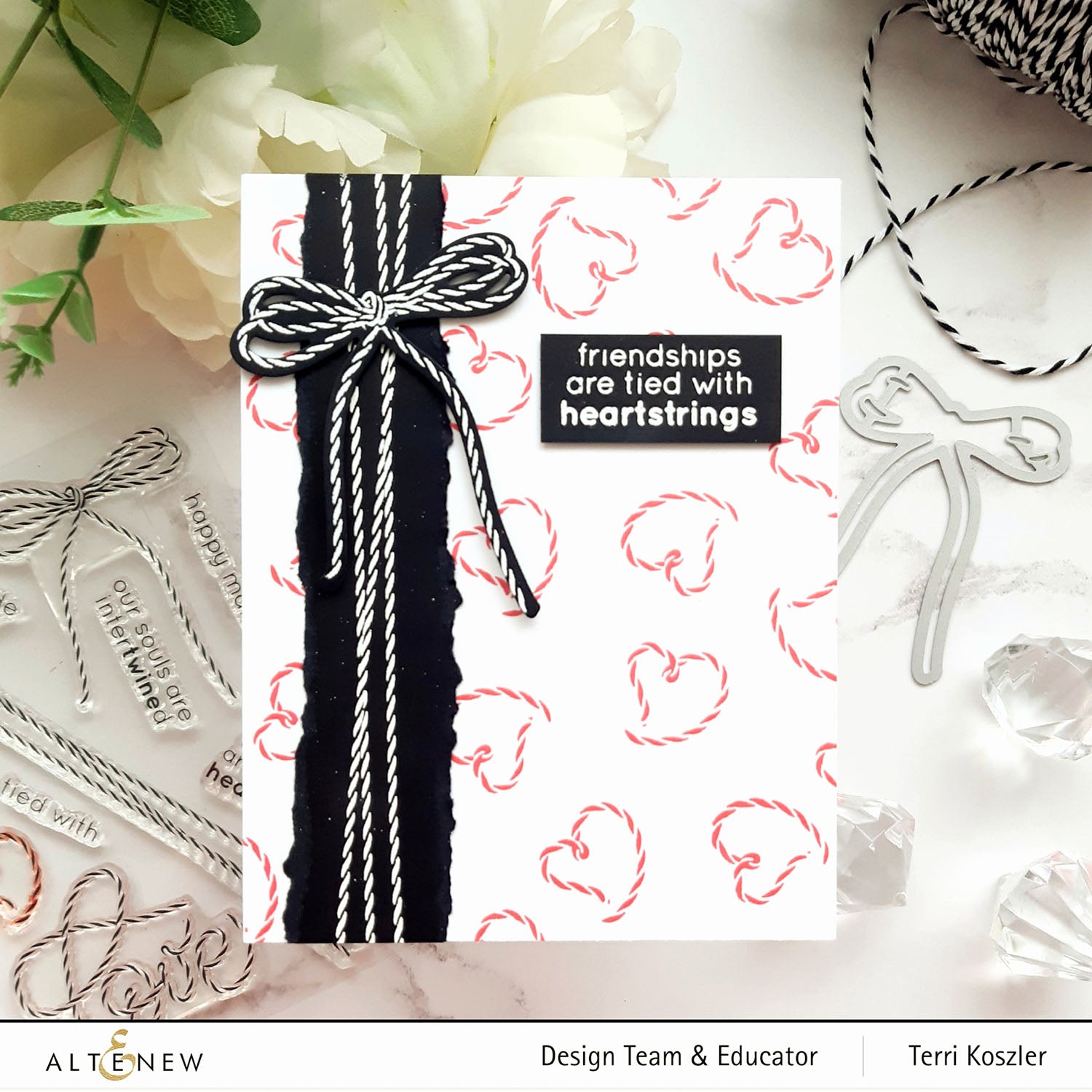 Tied with Love - Clear Stamp and Die Set