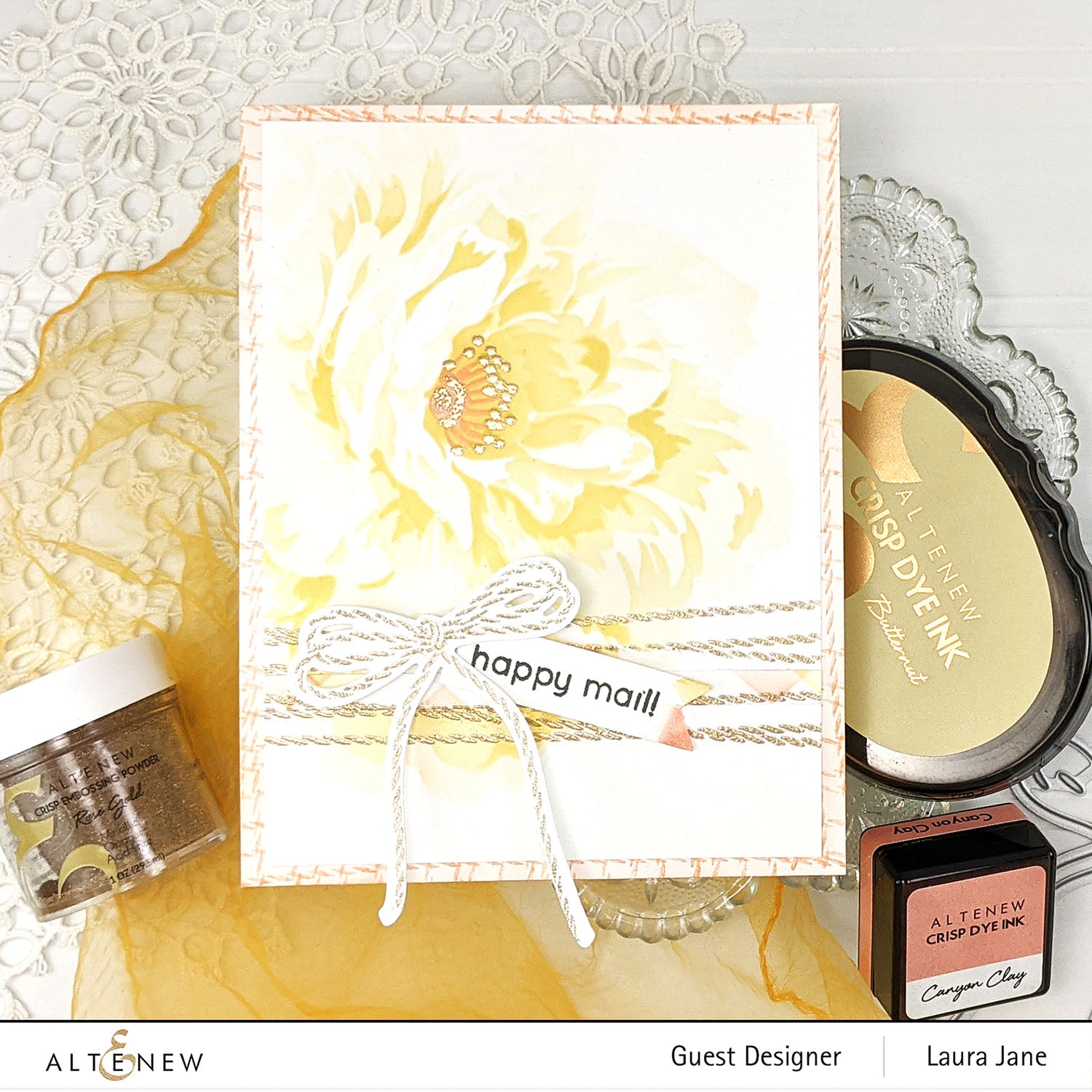 Tied with Love - Clear Stamp and Die Set