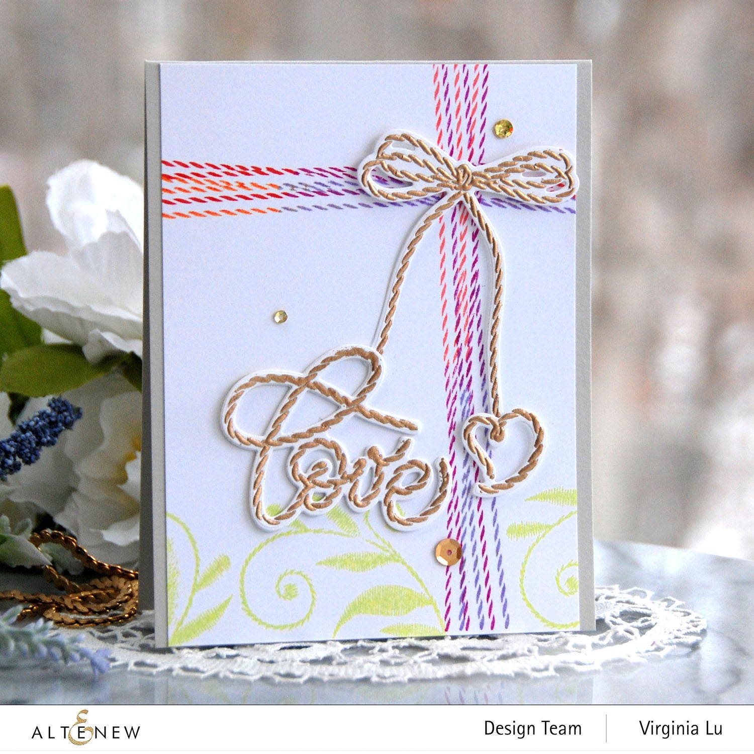 Tied with Love - Clear Stamp and Die Set