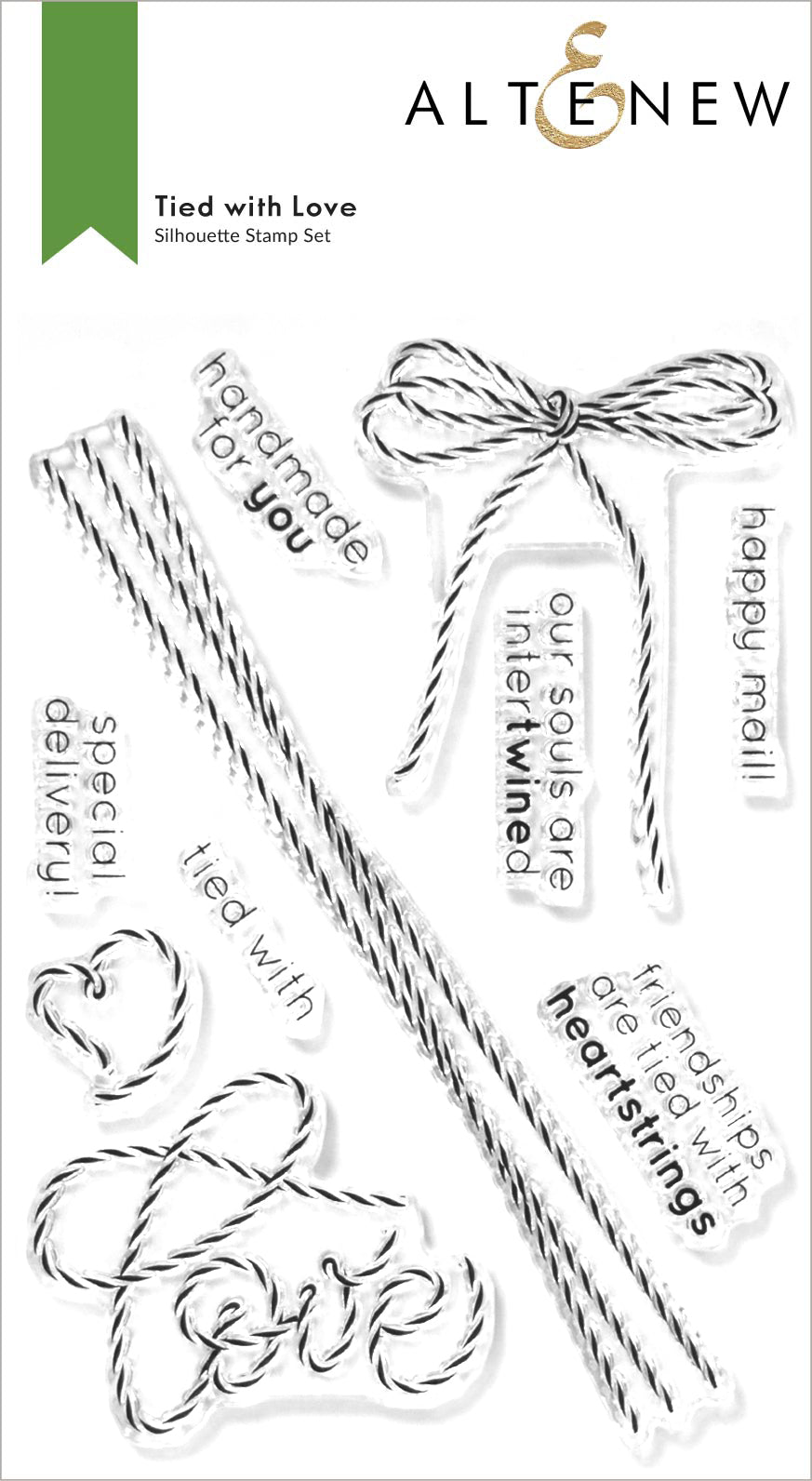 Tied with Love - Clear Stamp and Die Set