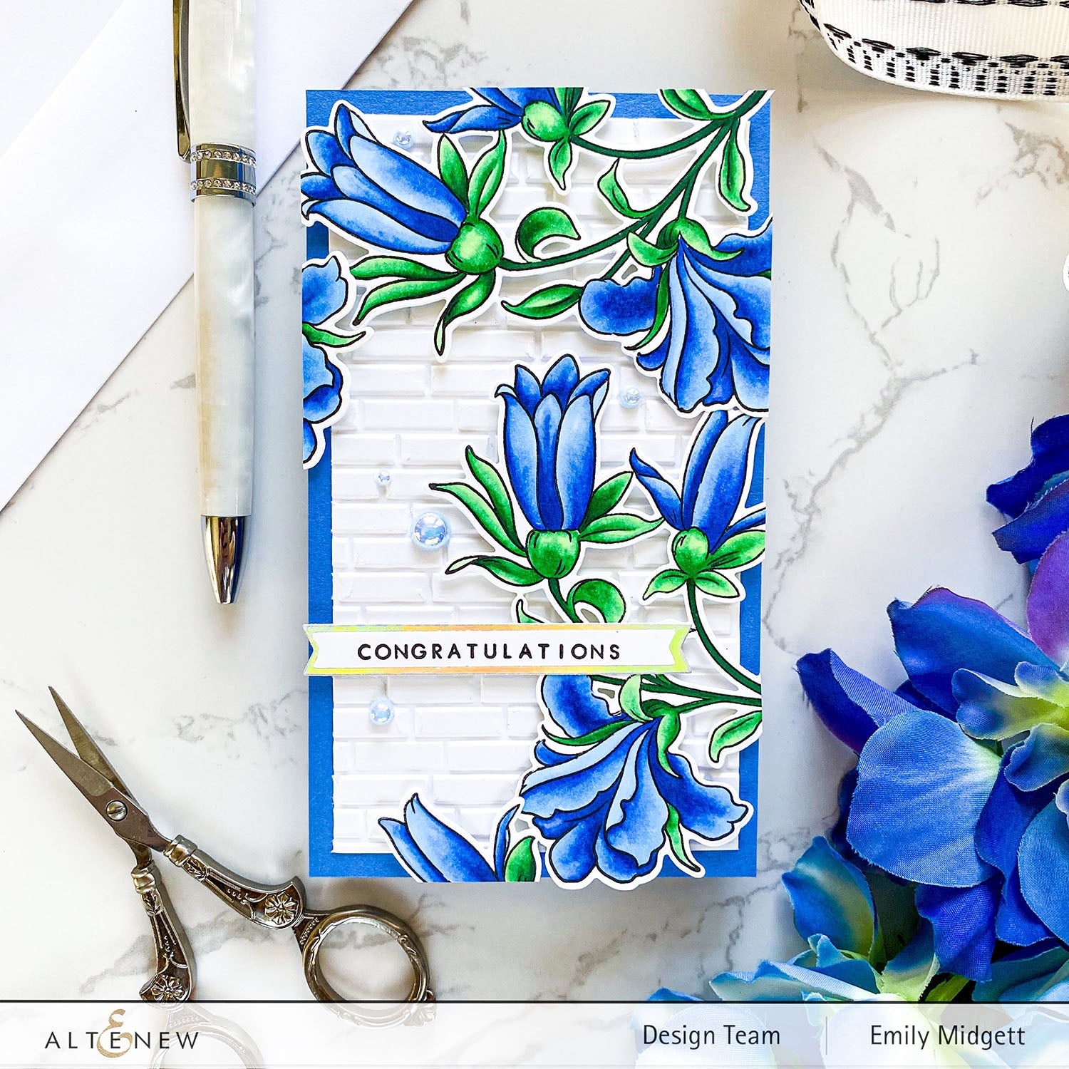 Giant Bellflower - Build-A-Flower - Layering Stamp and Die