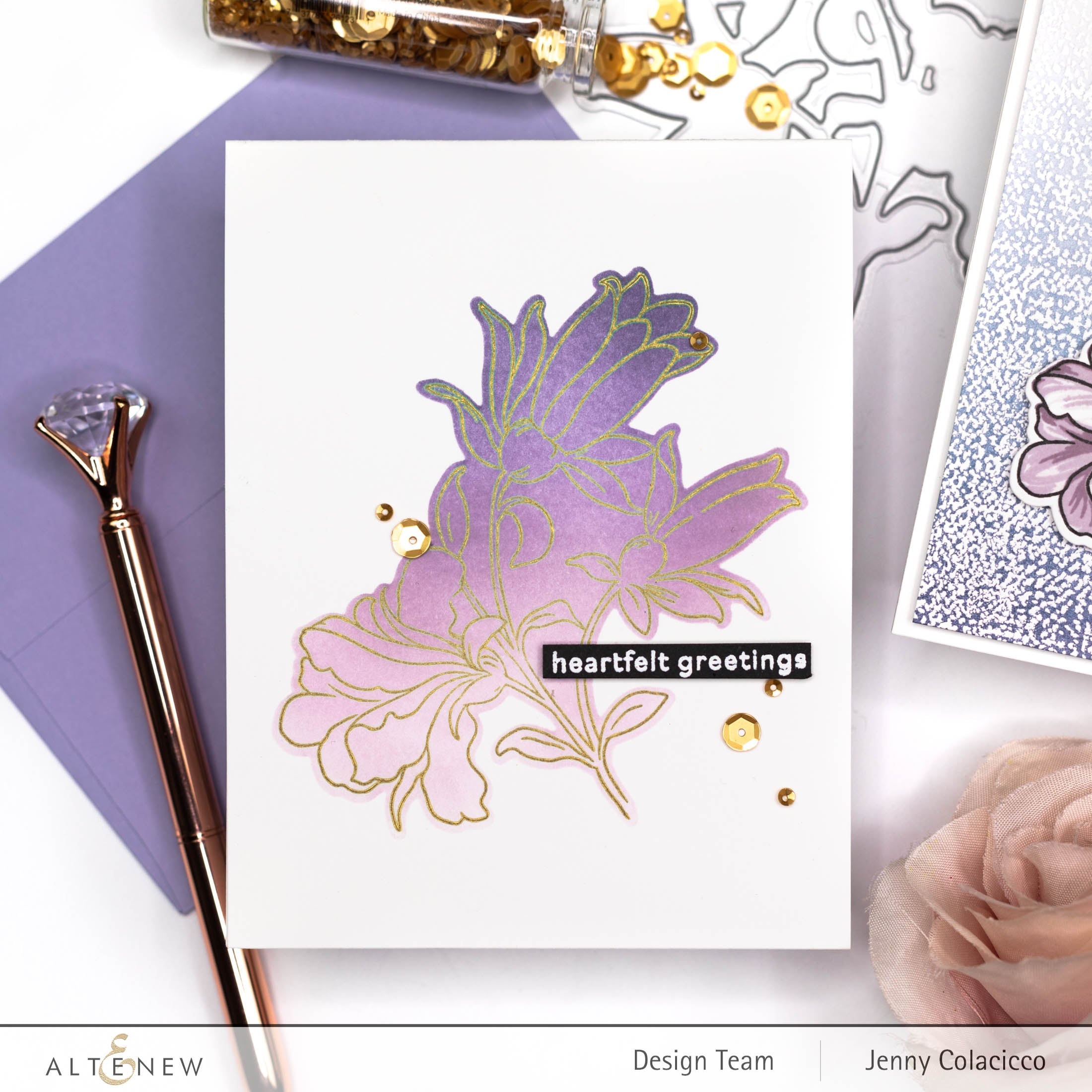 Giant Bellflower - Build-A-Flower - Layering Stamp and Die