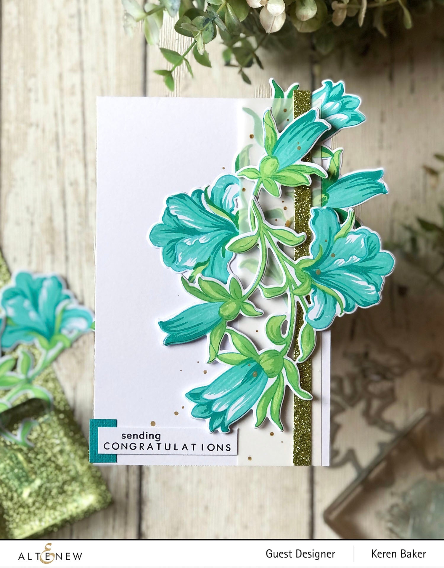 Giant Bellflower - Build-A-Flower - Layering Stamp and Die