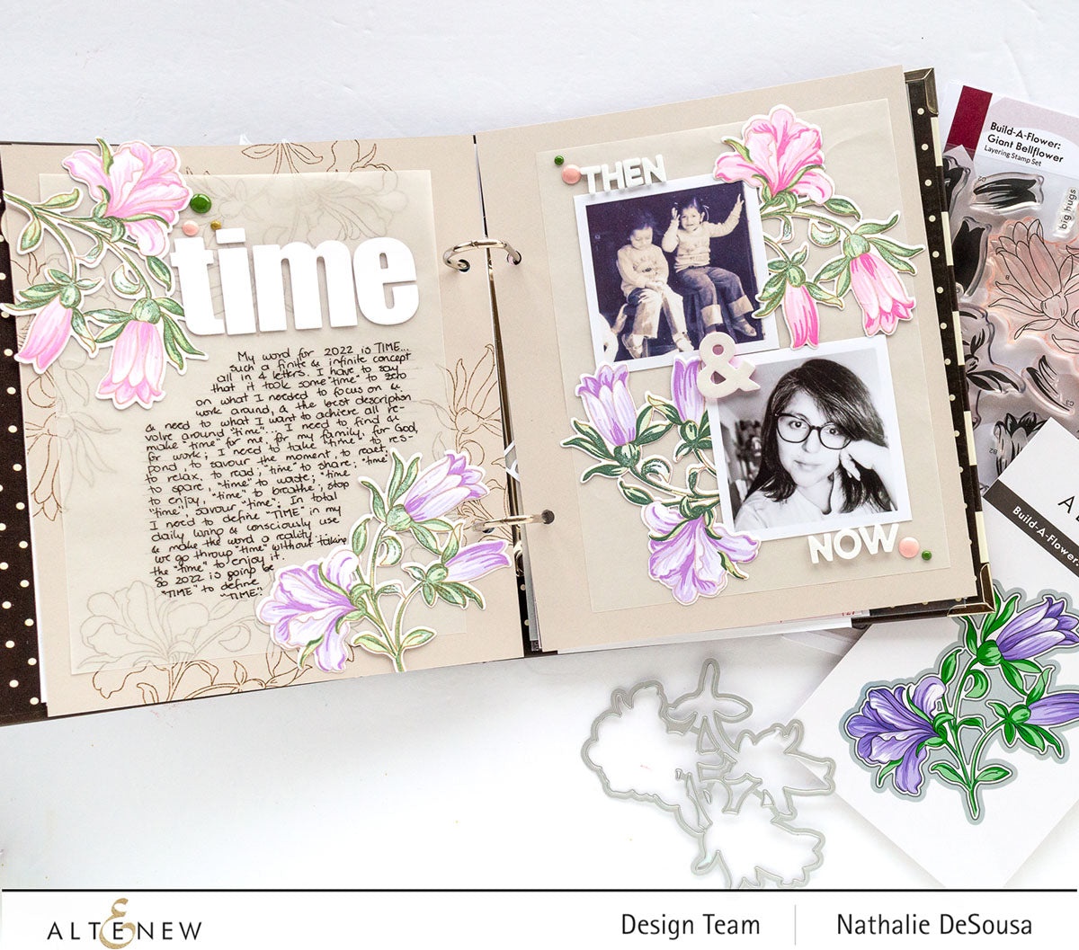 Giant Bellflower - Build-A-Flower - Layering Stamp and Die