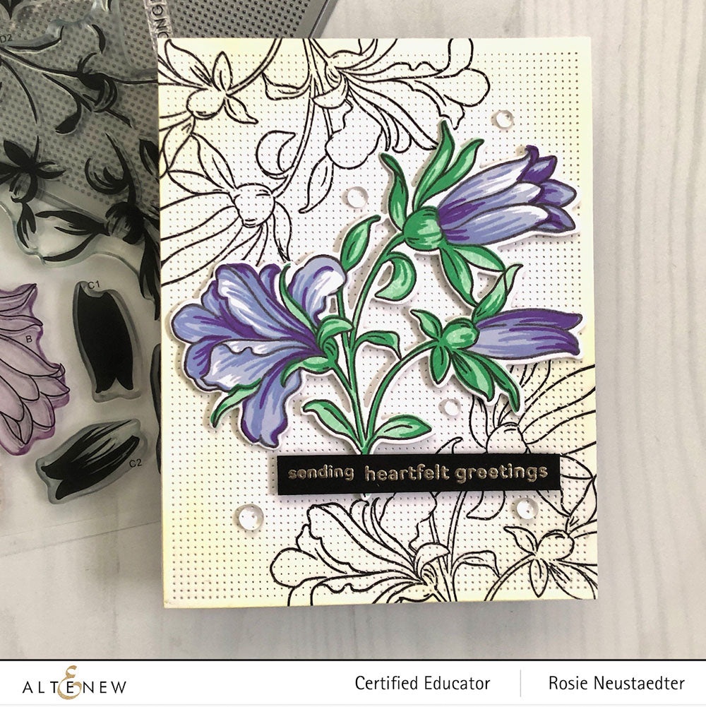 Giant Bellflower - Build-A-Flower - Layering Stamp and Die