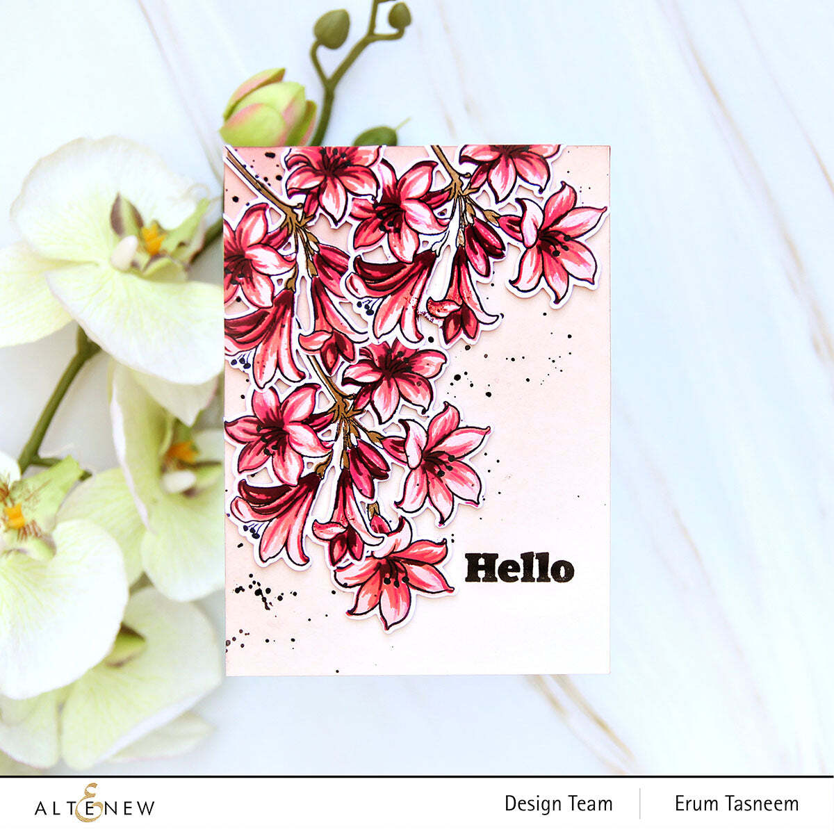 Build-A-Flower - Belladonna Lily - Stamp and Die