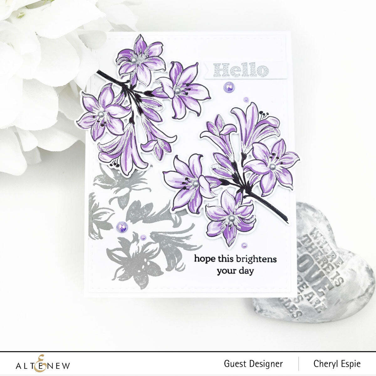 Build-A-Flower - Belladonna Lily - Stamp and Die