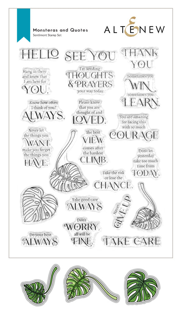 Monsteras and Quotes - Stamp And Die