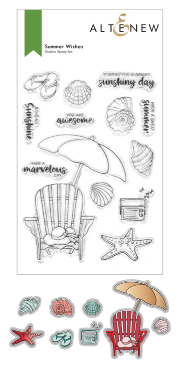 Summer Wishes - Stamp And Die