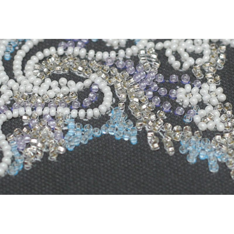Lace Star - Bead Embroidery Kit, different perspective #1, zoomed in. Select this picture to zoom back out.