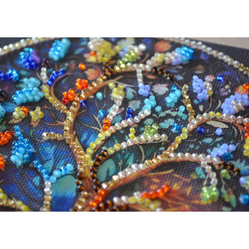 The Color of Life - Bead Embroidery Kit, different perspective #1, zoomed in. Select this picture to zoom back out.