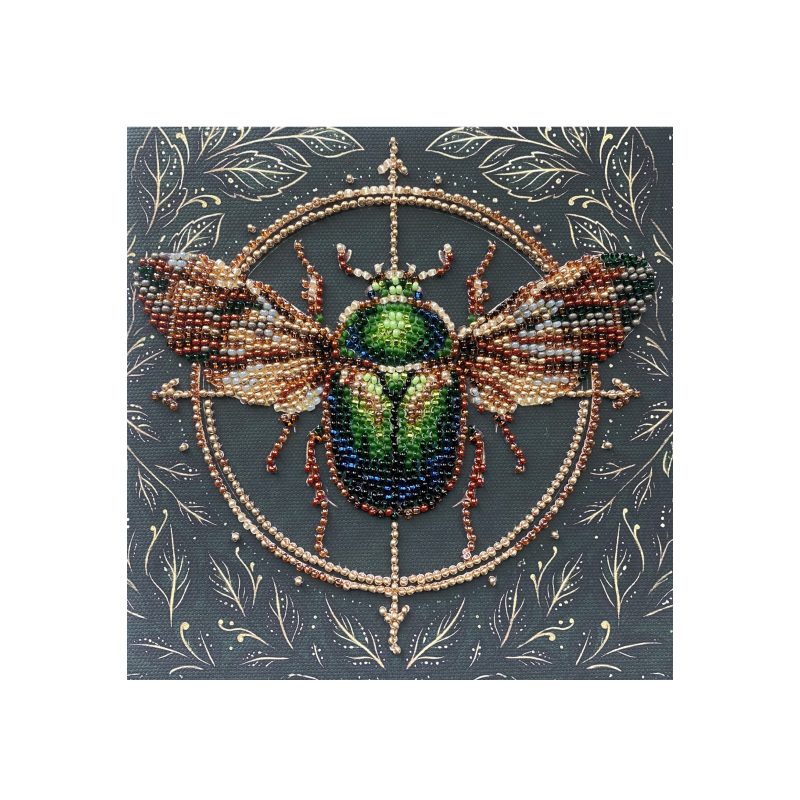 The Alchemy of Nature - Bead Embroidery Kit, zoomed in. Select this picture to zoom back out.