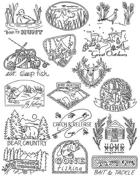 The Great Outdoors - Iron On Transfers