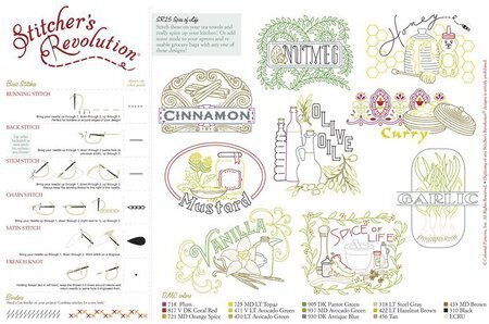 Spice Of Life - Iron On Transfers