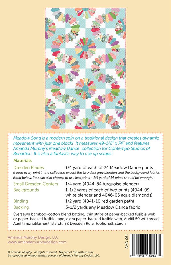 Meadow Song - Quilt Pattern