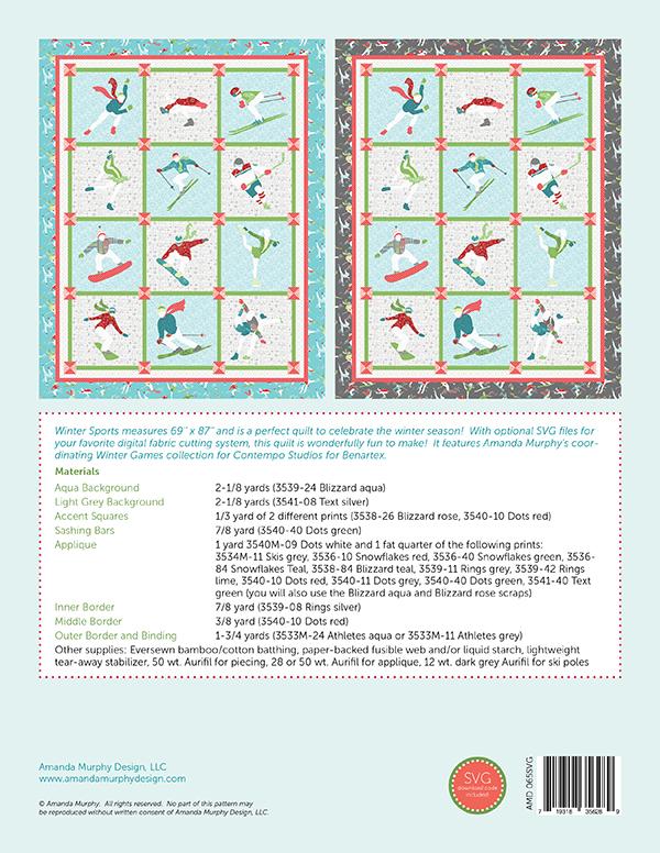 Winter Sports - Quilt Pattern