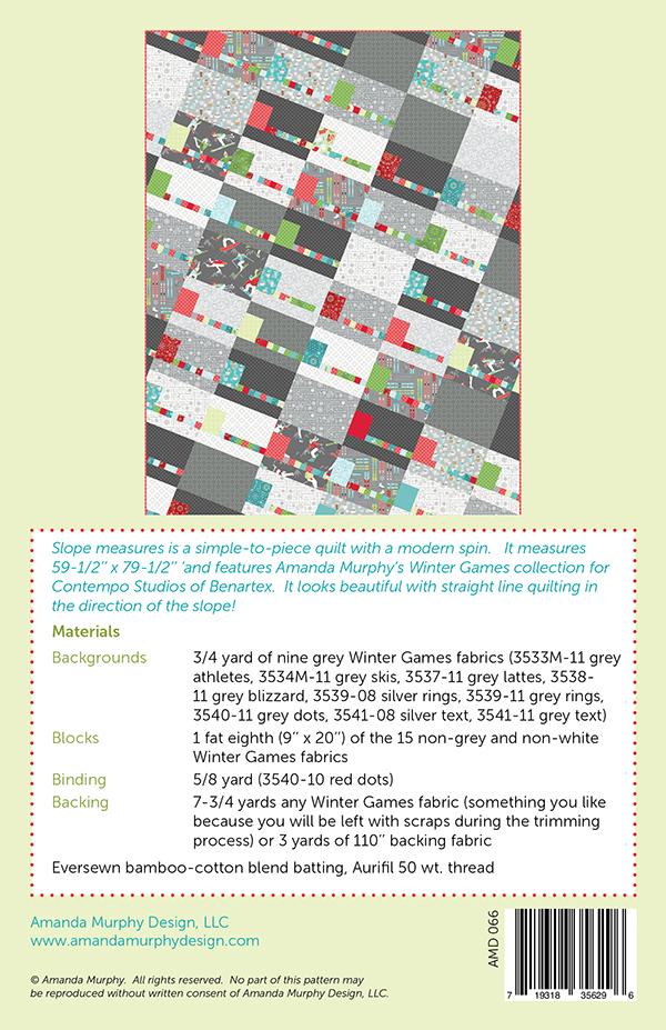 Slope - Quilt Pattern