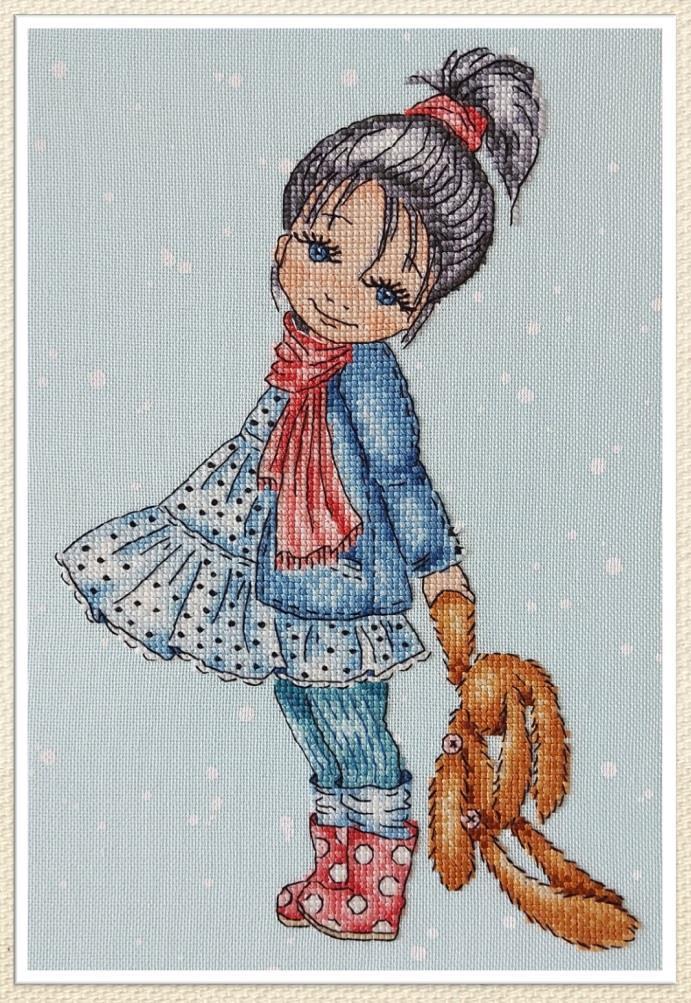 For a Walk - Cross Stitch Pattern