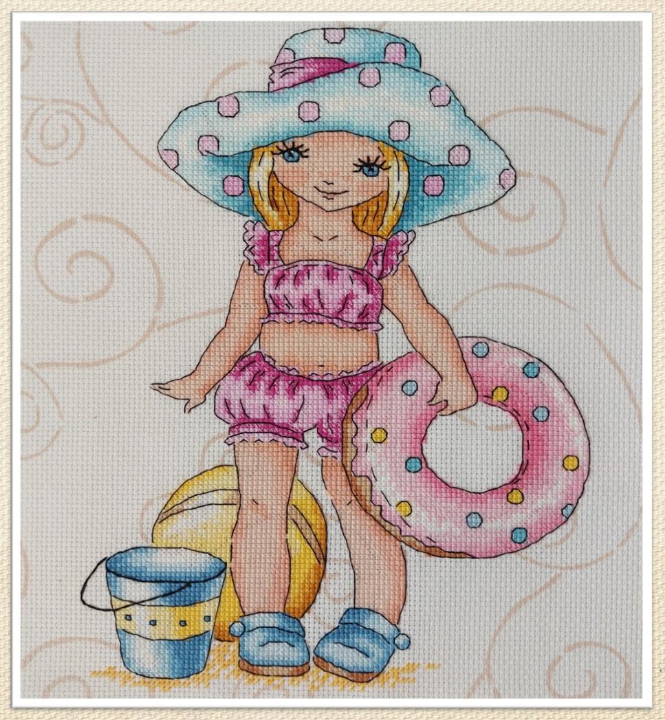 On the Beach - Cross Stitch Pattern