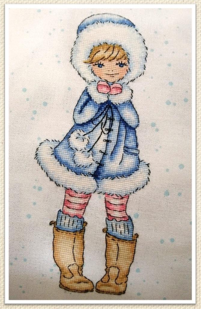 Winter Girl - Cross Stitch Pattern