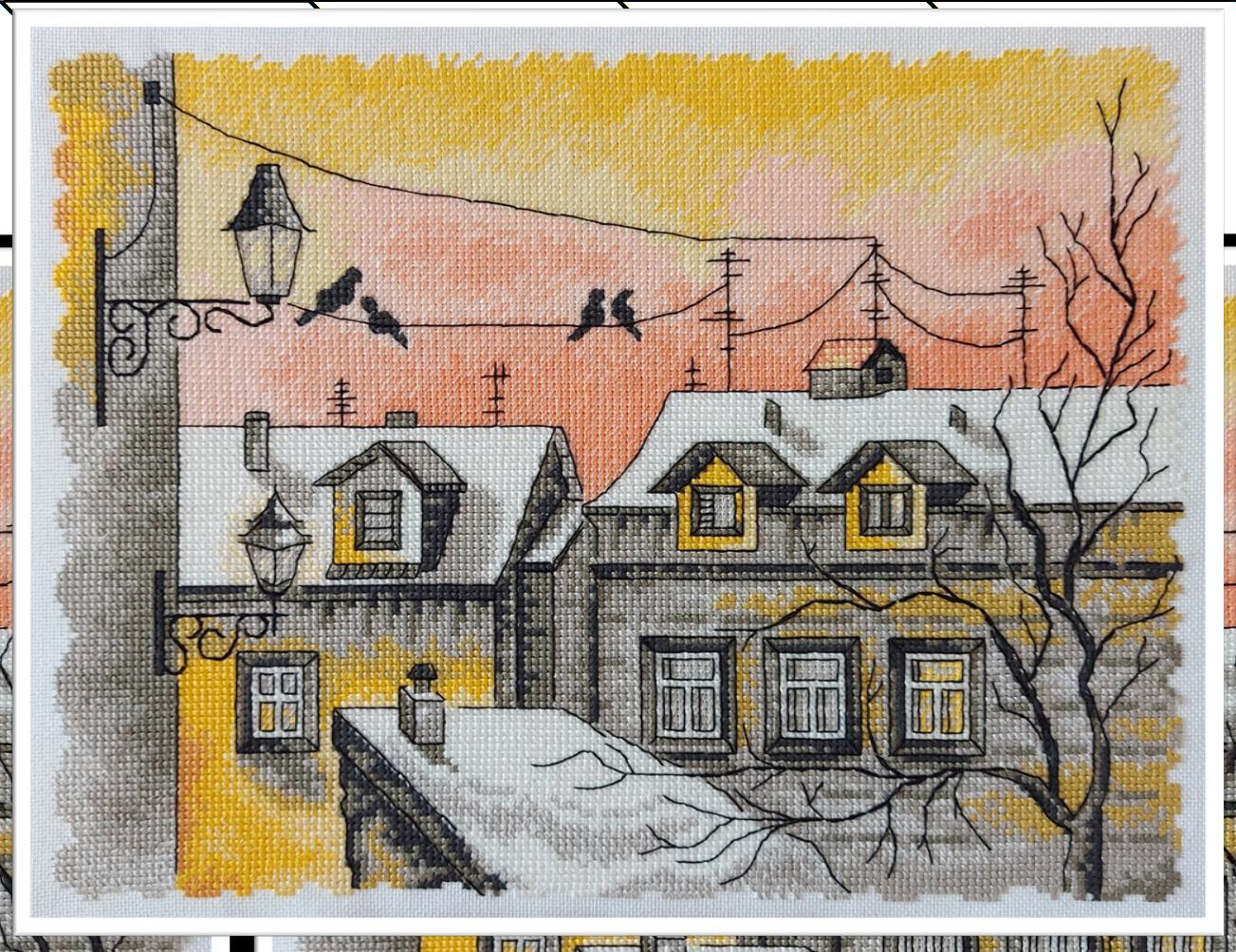 City Watercolors - PDF Cross Stitch Pattern