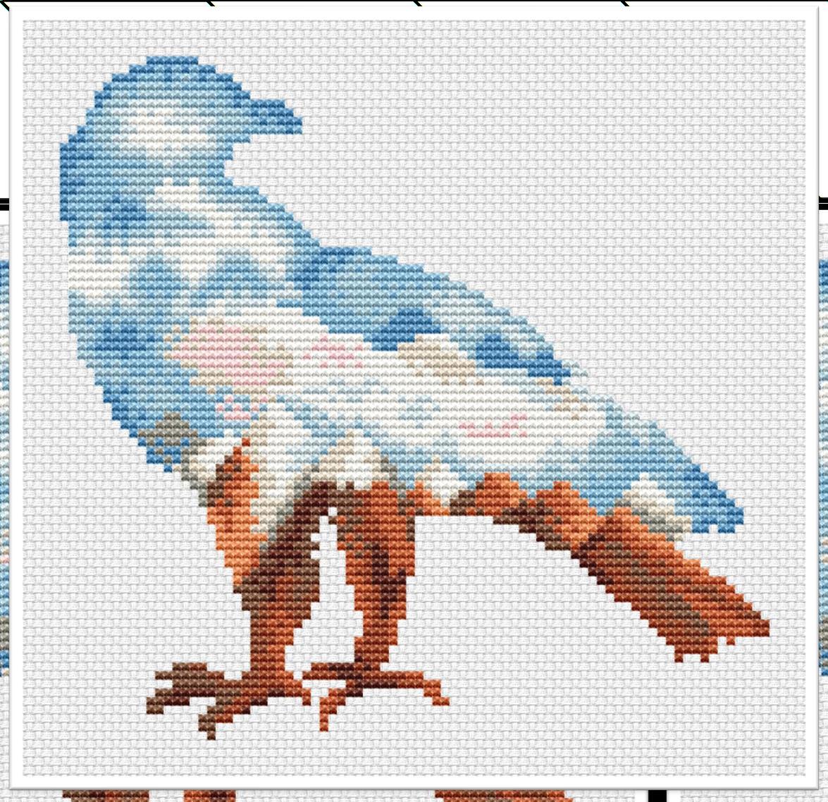 Eagle - PDF Cross Stitch Pattern