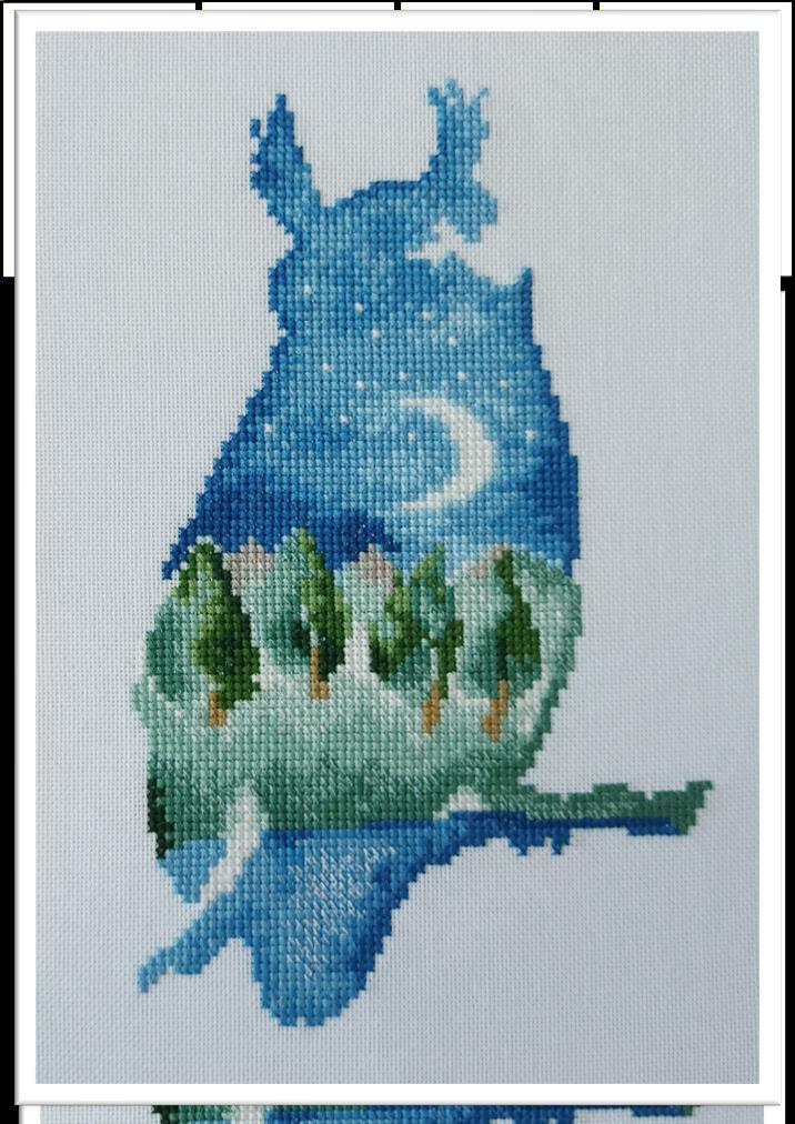 Owl - PDF Cross Stitch Pattern