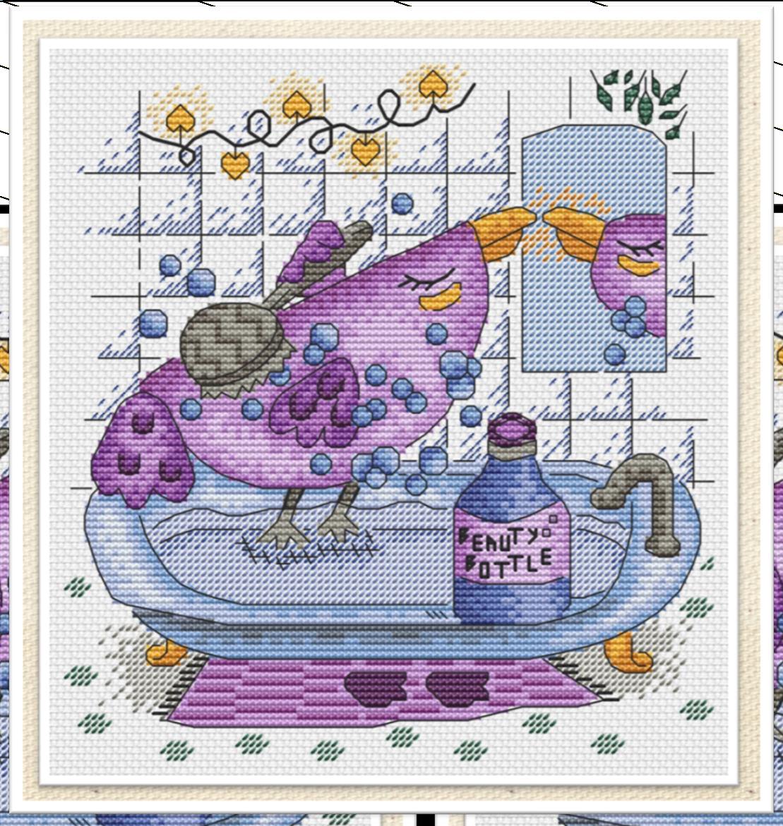 Pamper Time - Cross Stitch Pattern