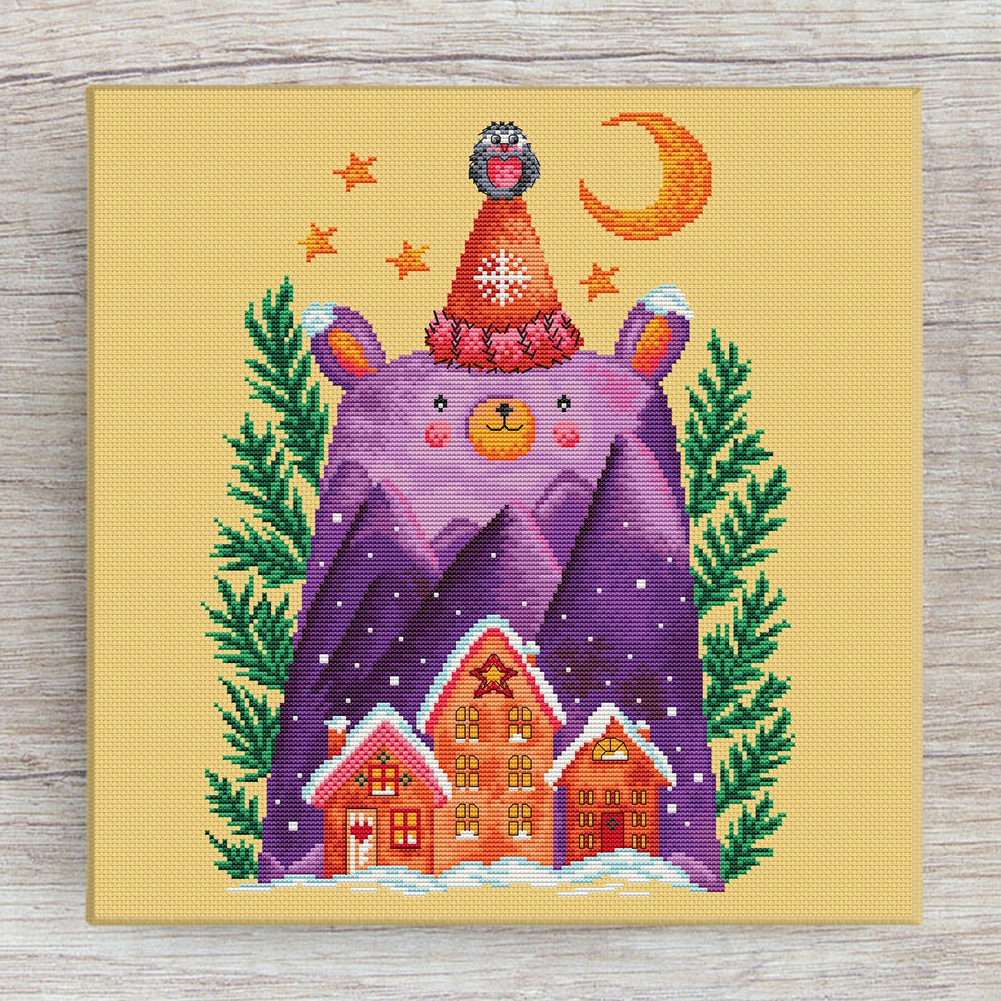 Snow Bear - Cross Stitch Pattern