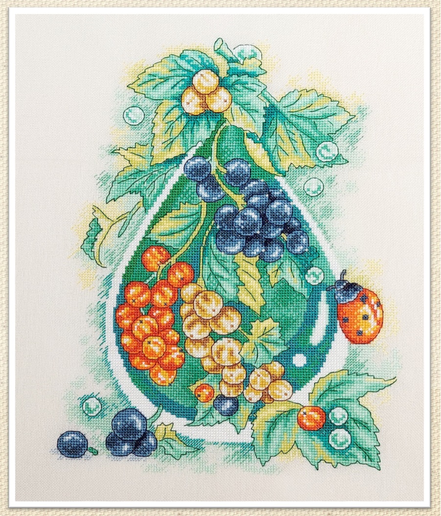 Ladybug Cushion - PDF Cross Stitch Pattern