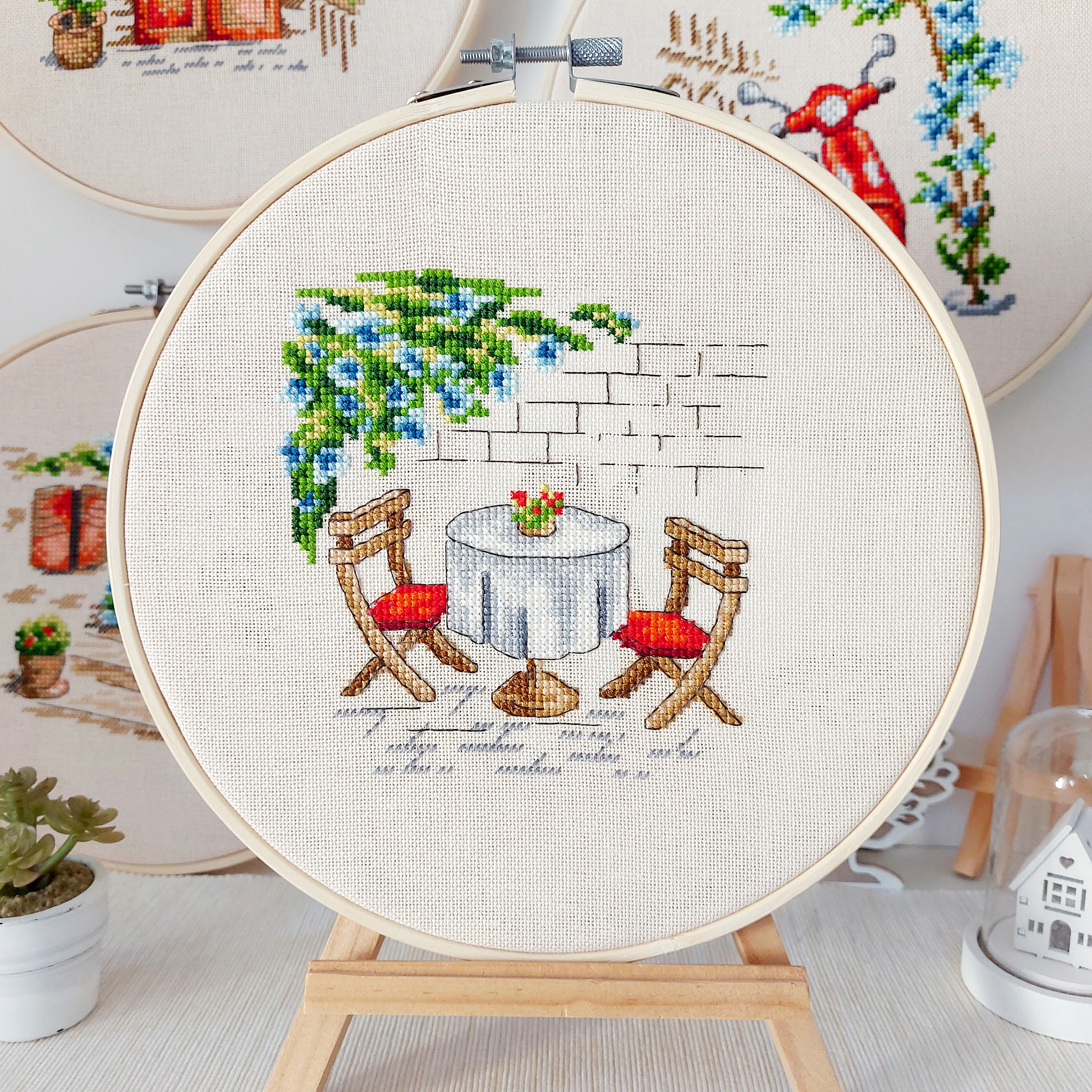 Roman Cafe - Cross Stitch Pattern