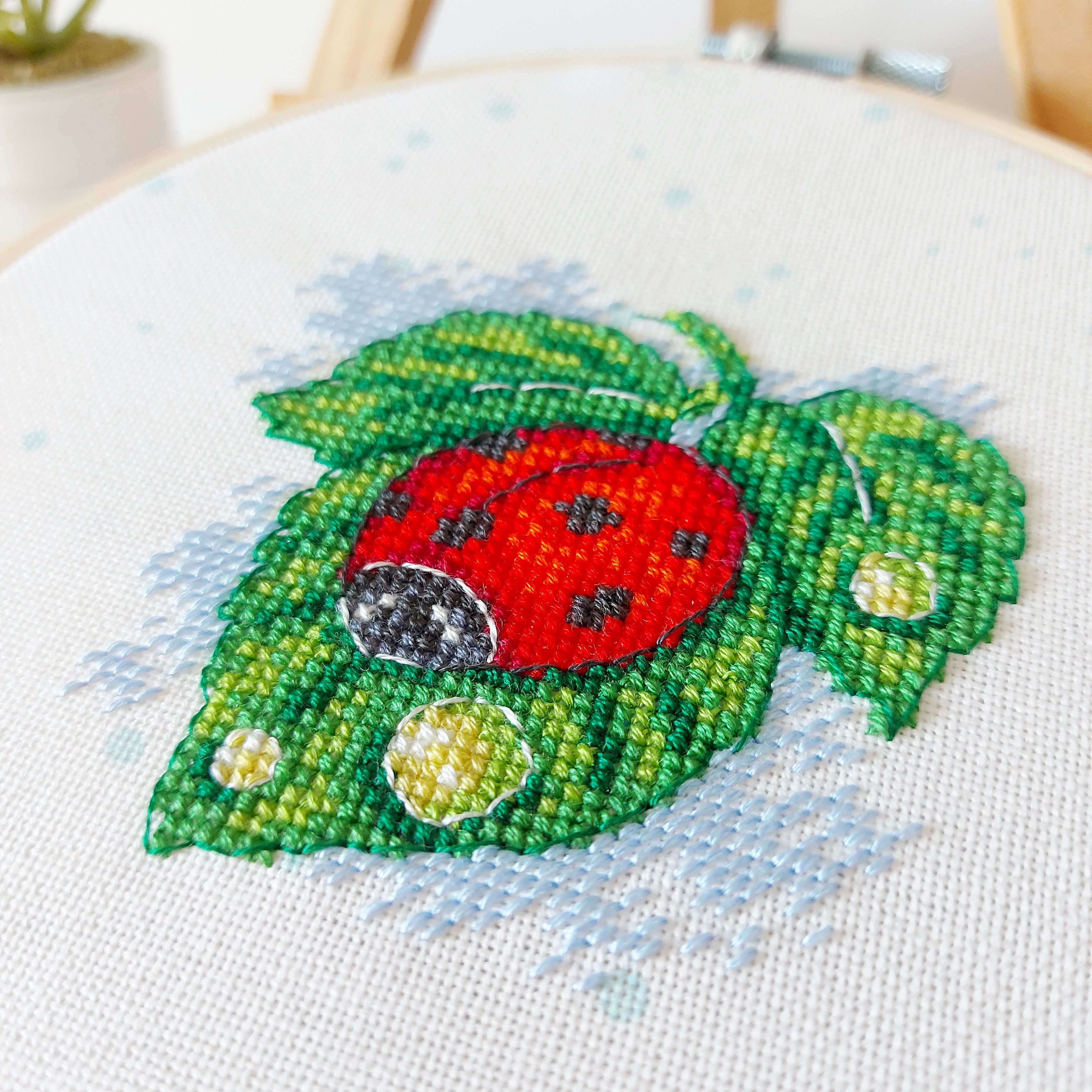Lucky Ladybug - Cross Stitch Pattern