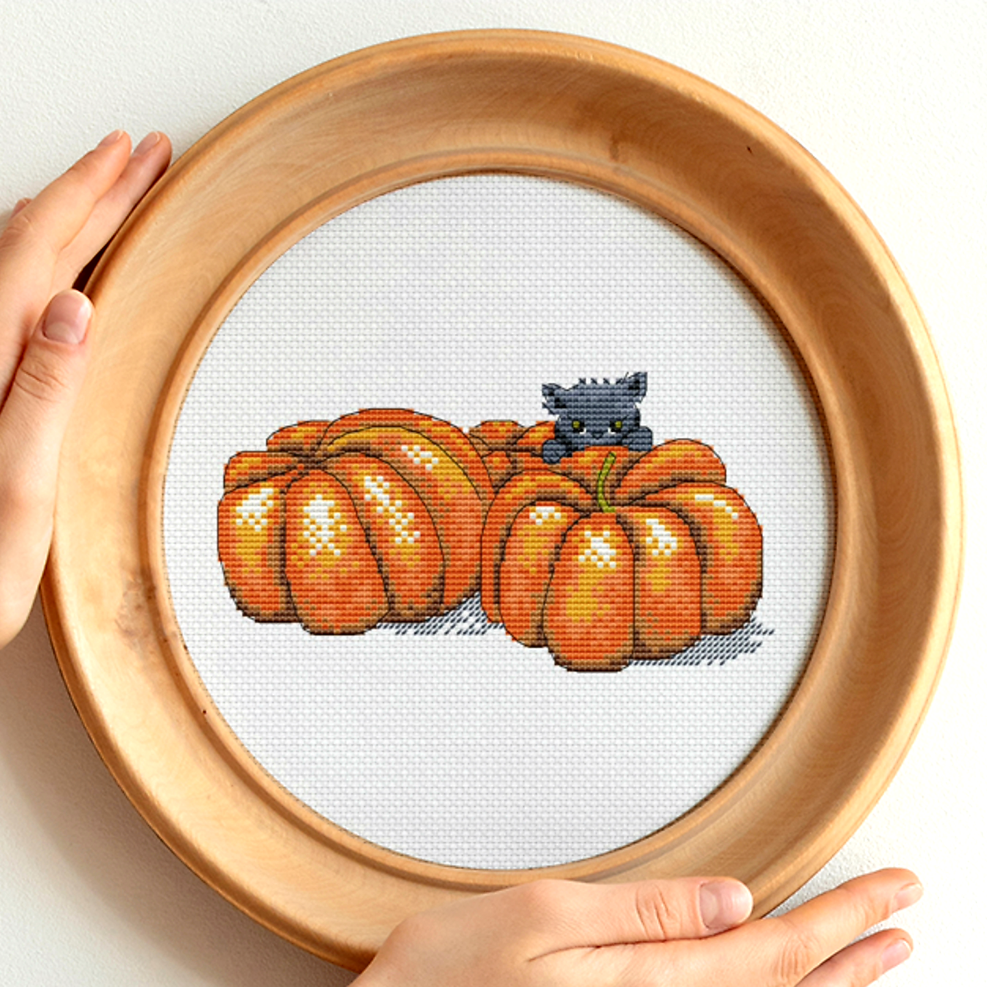 Halloween Cat - PDF Cross Stitch Pattern