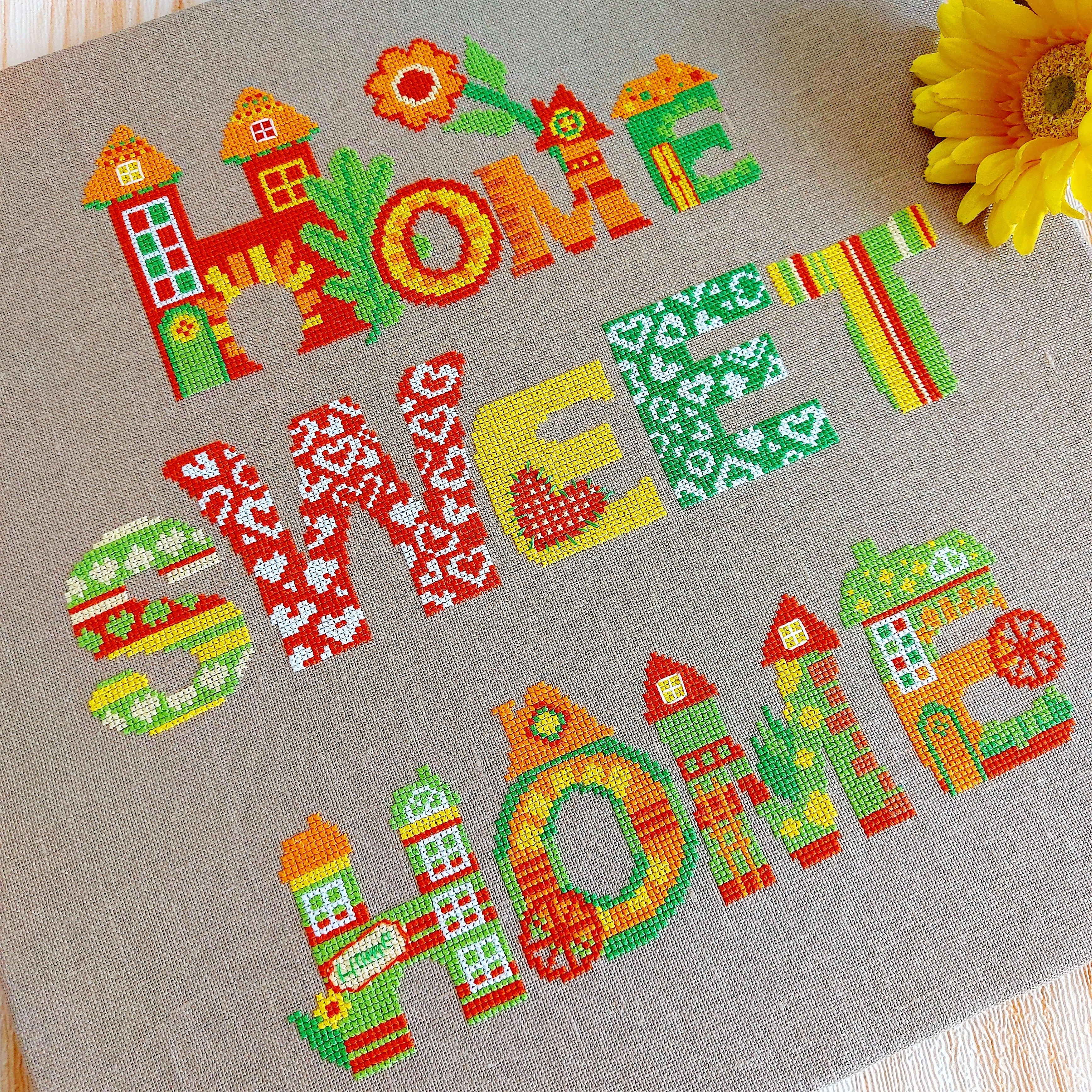 Home Sweet Home - PDF Cross Stitch Pattern