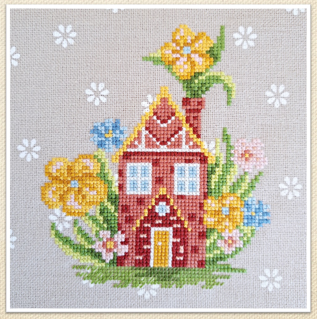 Wildflowers Cottage - PDF Cross Stitch Pattern