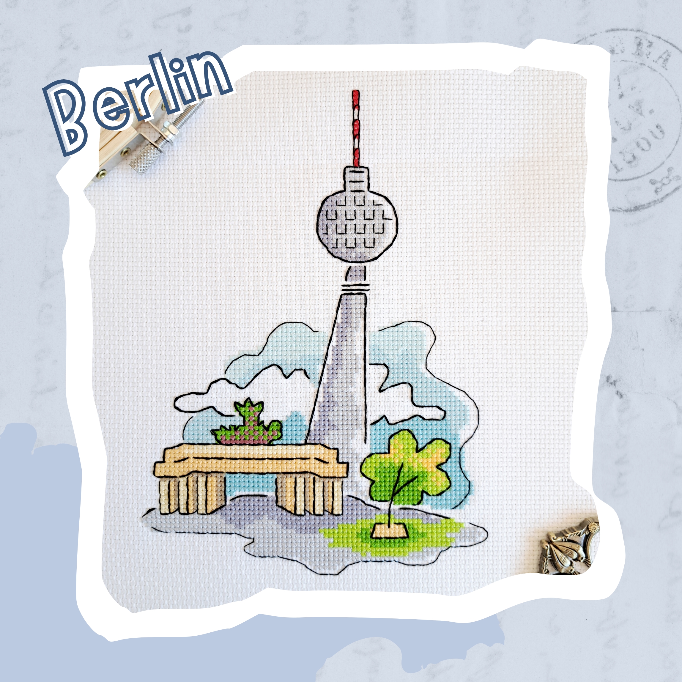 Berlin - Cross Stitch Pattern