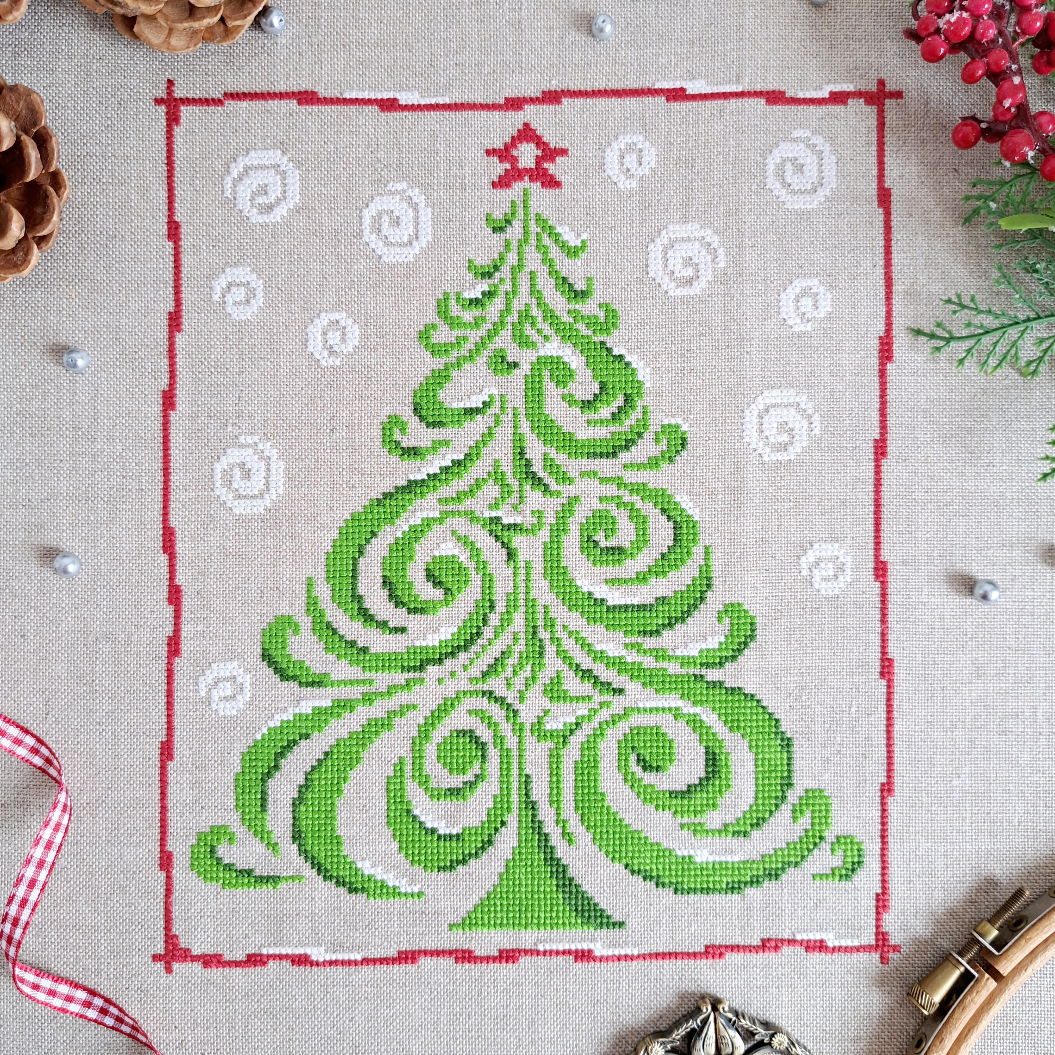 Let It Snow - Christmas Cross Stitch Pattern