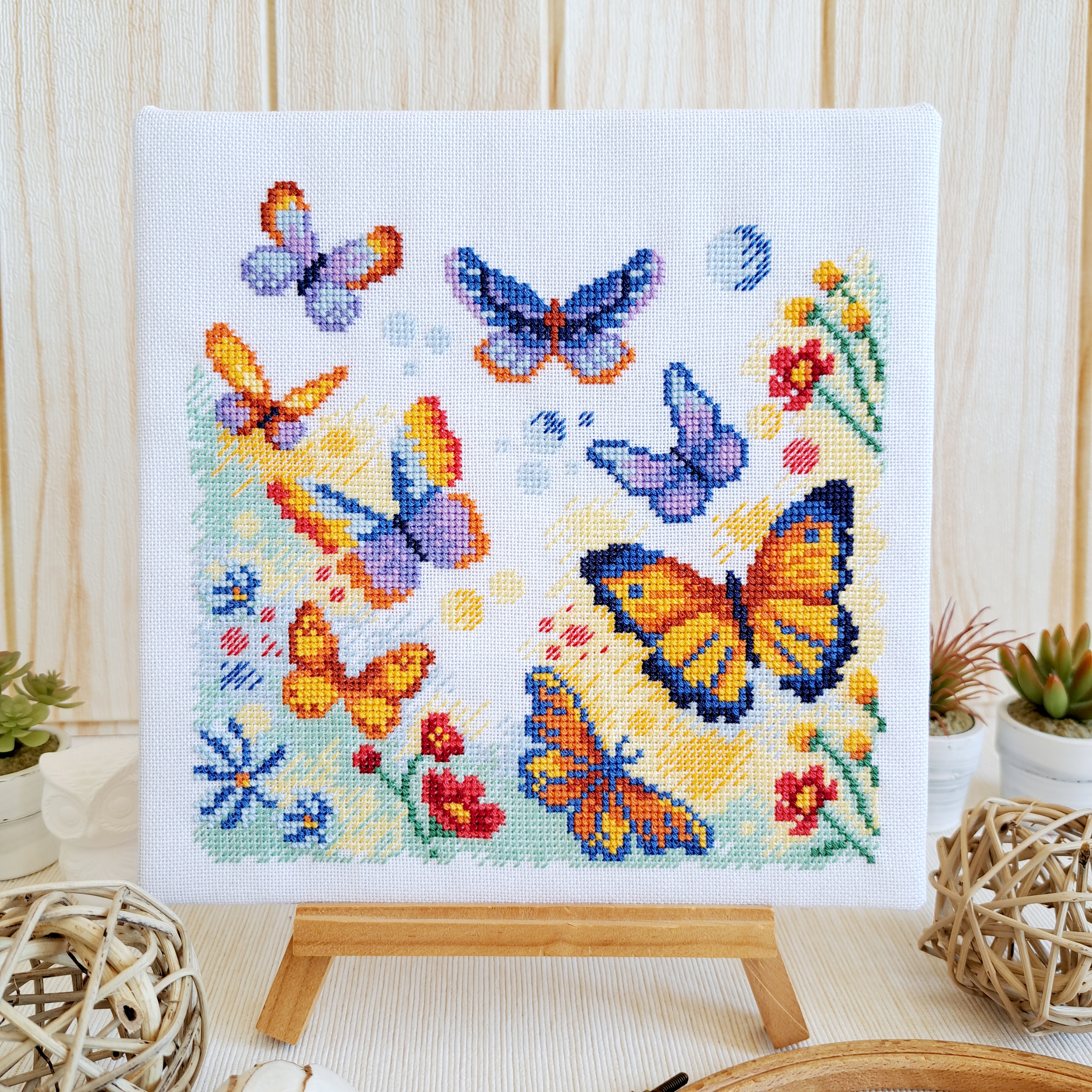 Butterfly Field 2 - PDF Cross Stitch Pattern
