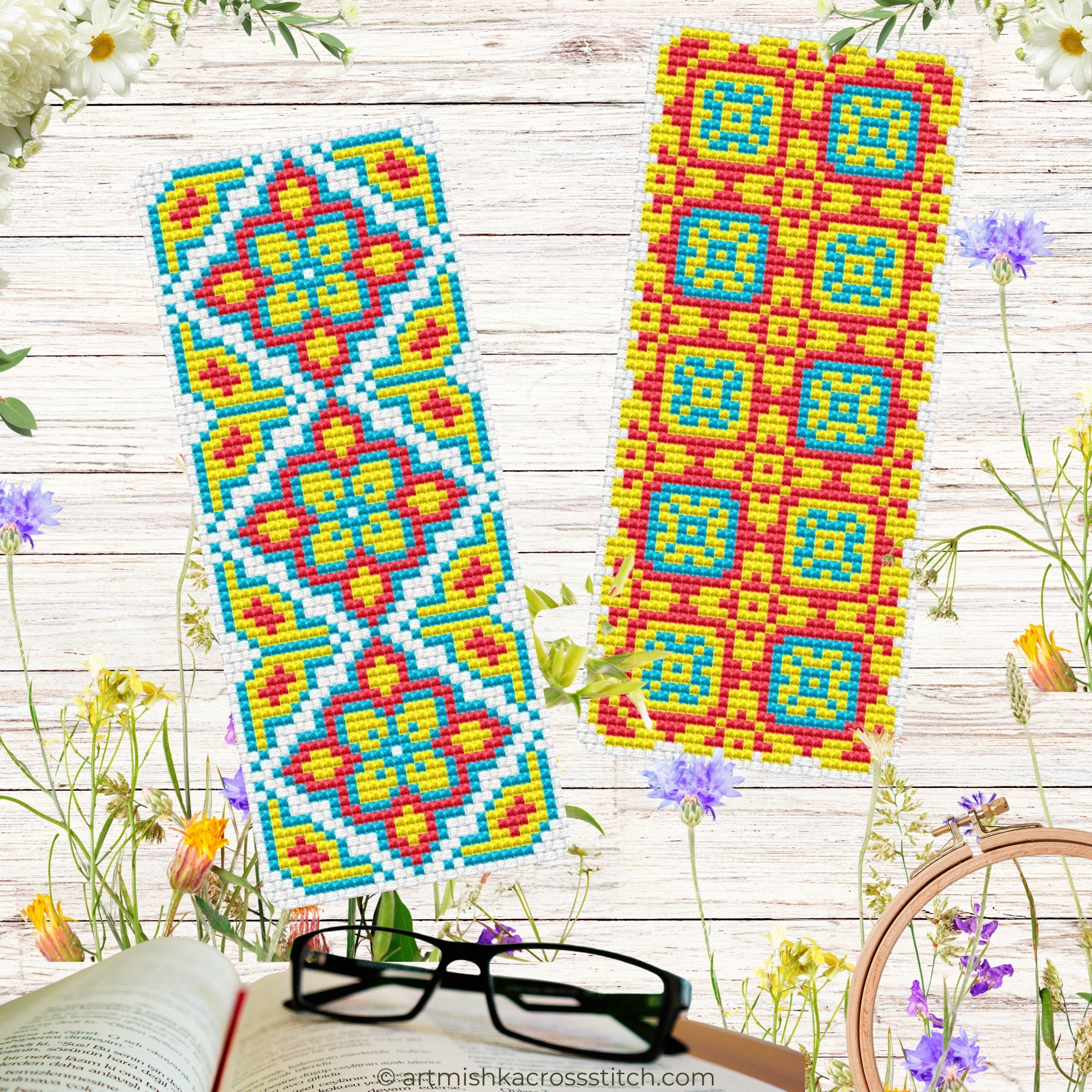Sicilian Bookmarks - PDF Cross Stitch Pattern