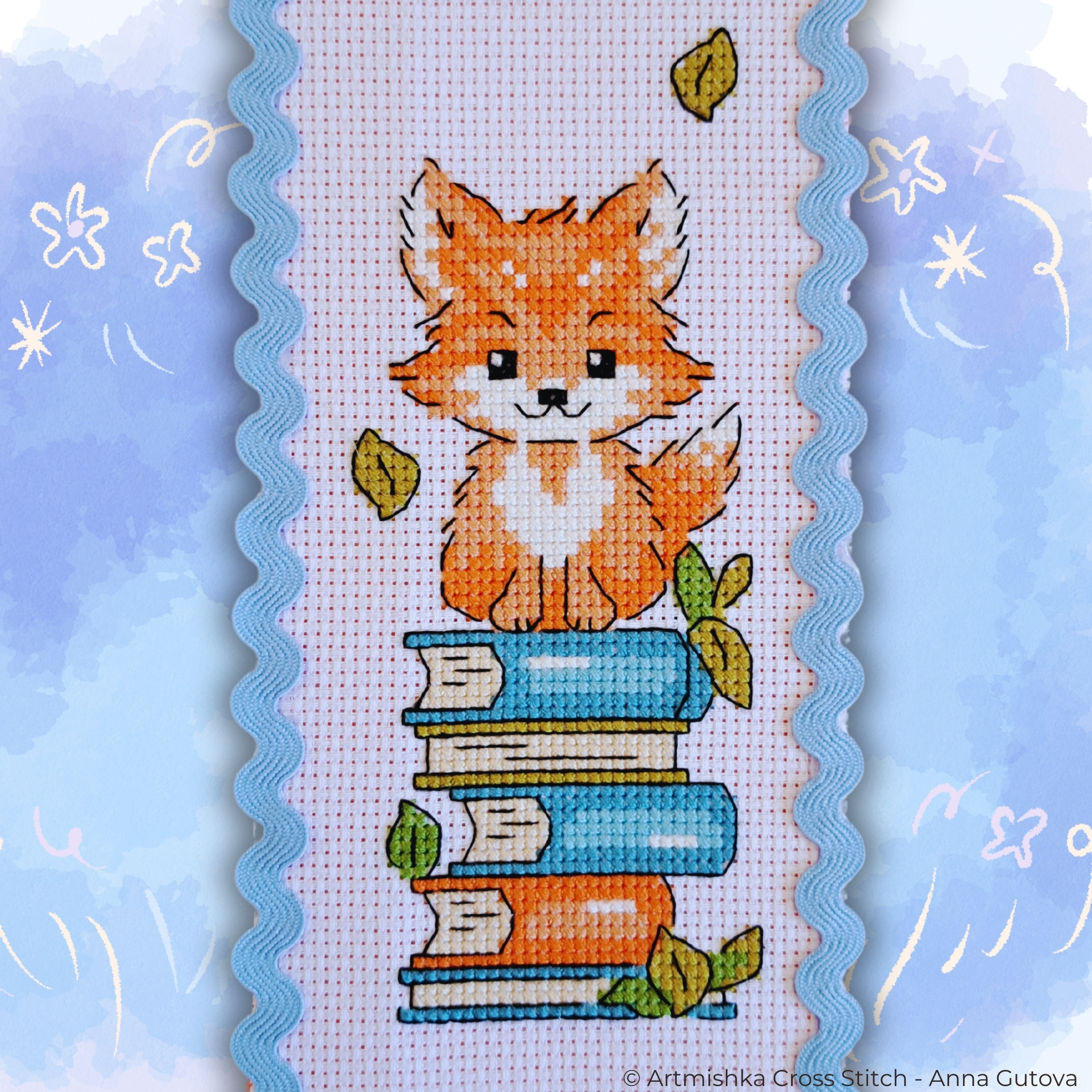 Fox Bookmark - Cross Stitch Pattern