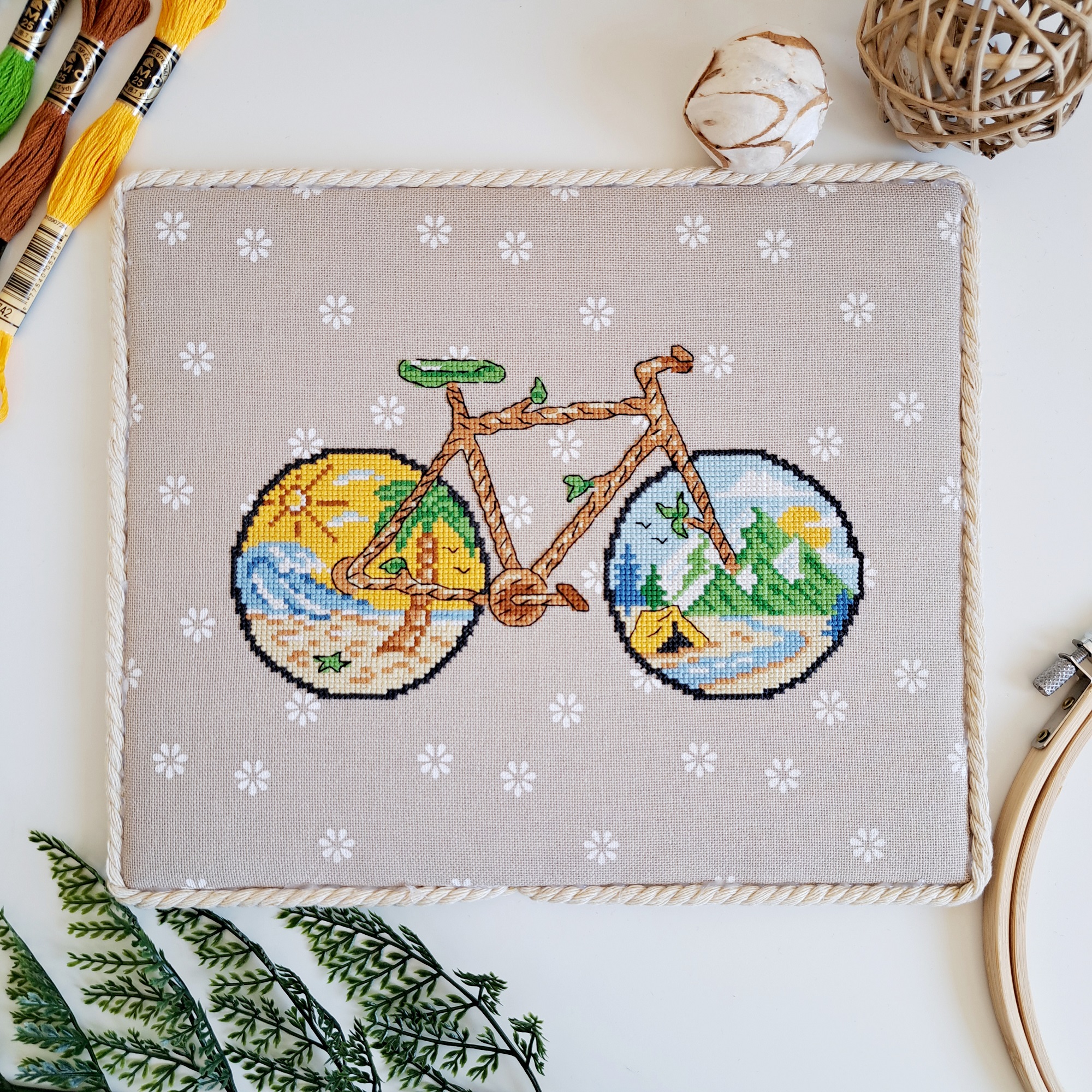 Bike Life - PDF Cross Stitch Pattern