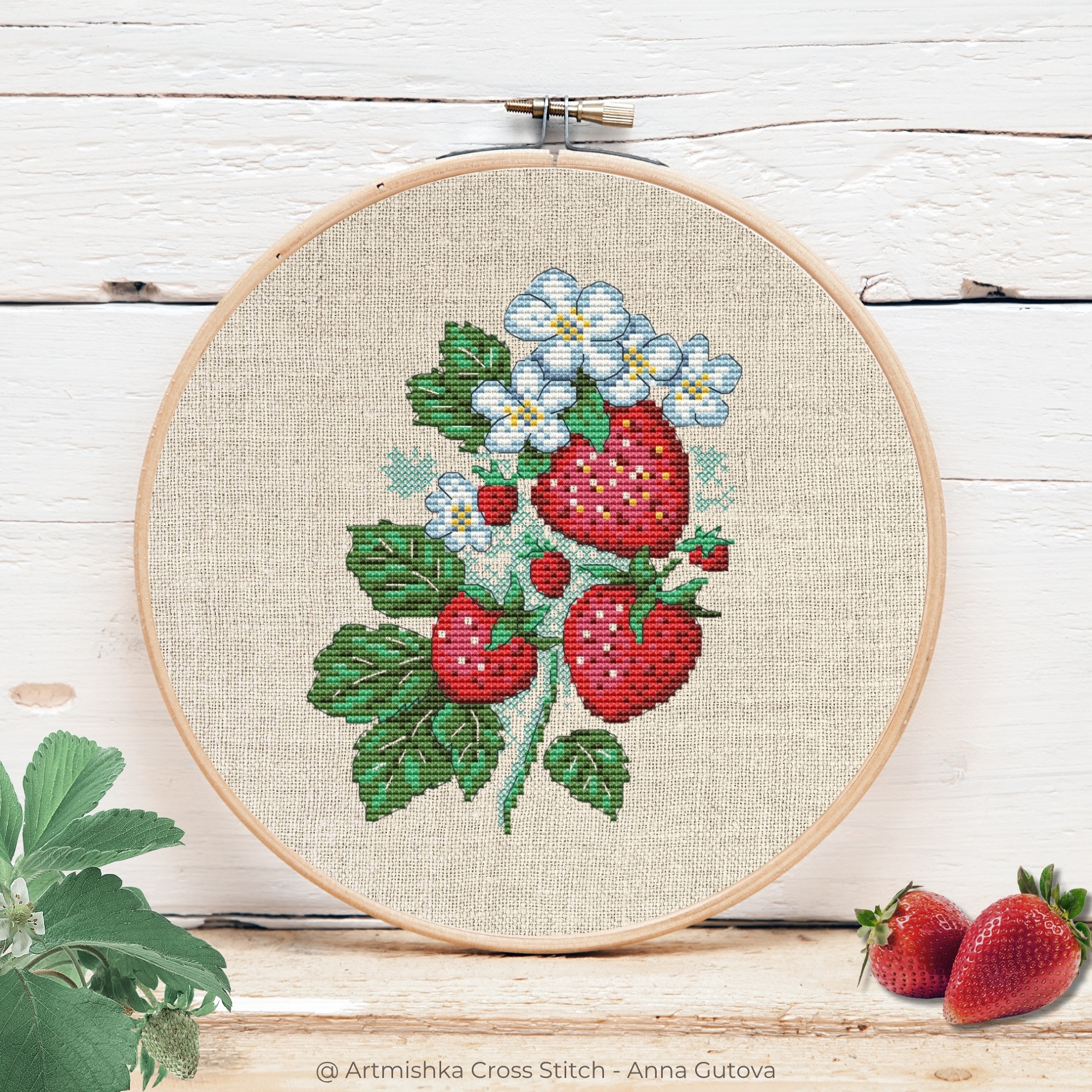 Strawberry - Cross Stitch Pattern
